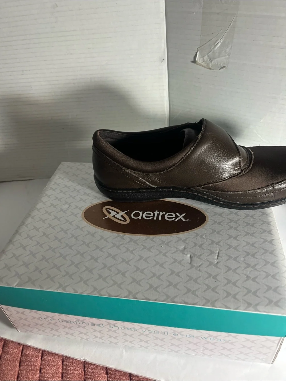 Aetrex Men's Brown Slip-On Comfort Loafers